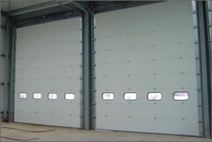 Staffs Industrial Doors Ltd Insulated Sectional Overhead Door 300 3